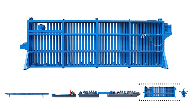 tube mill-Vertical material accumulator