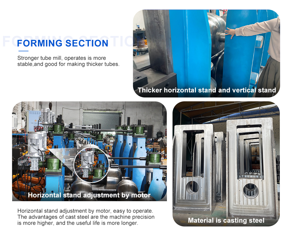 tube mill forming section