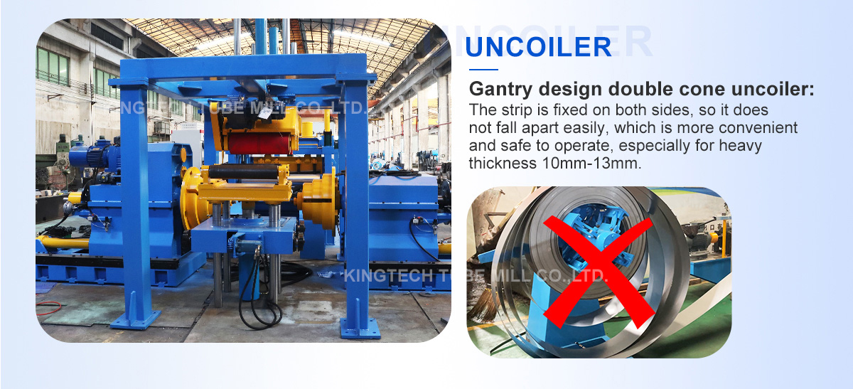 tube mill - uncoiler