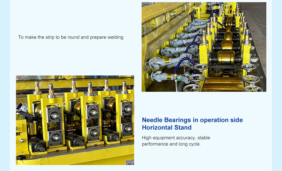 pipe making machine forming section