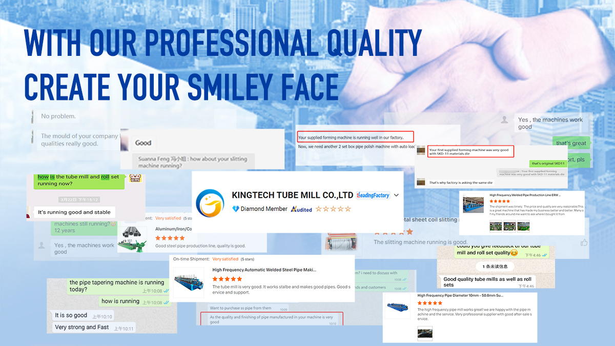 Customer Feedback for ERW Tube Mill Customer Feedback for ERW Tube Mill