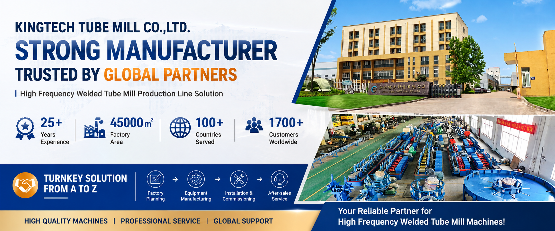 KINGTECH Tube Mill Factory in China KINGTECH Tube Mill Factory in China