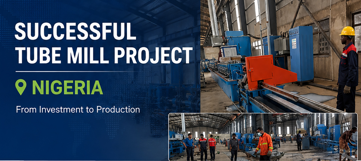 Nigeria Tube Mill Project with ERW Tube Mill Machine