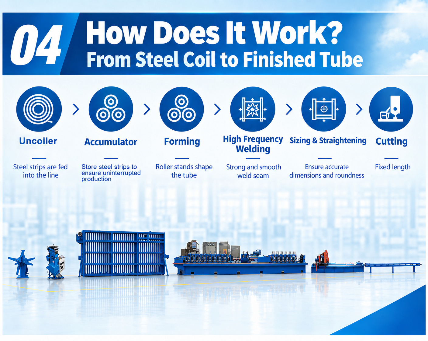 TUBE MAKING MACHINE PRODUCTION PROCESS TUBE MAKING MACHINE PRODUCTION PROCESS
