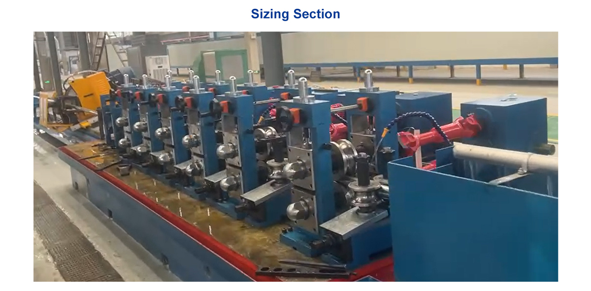 automotive tube mill sizing section automotive tube mill sizing section