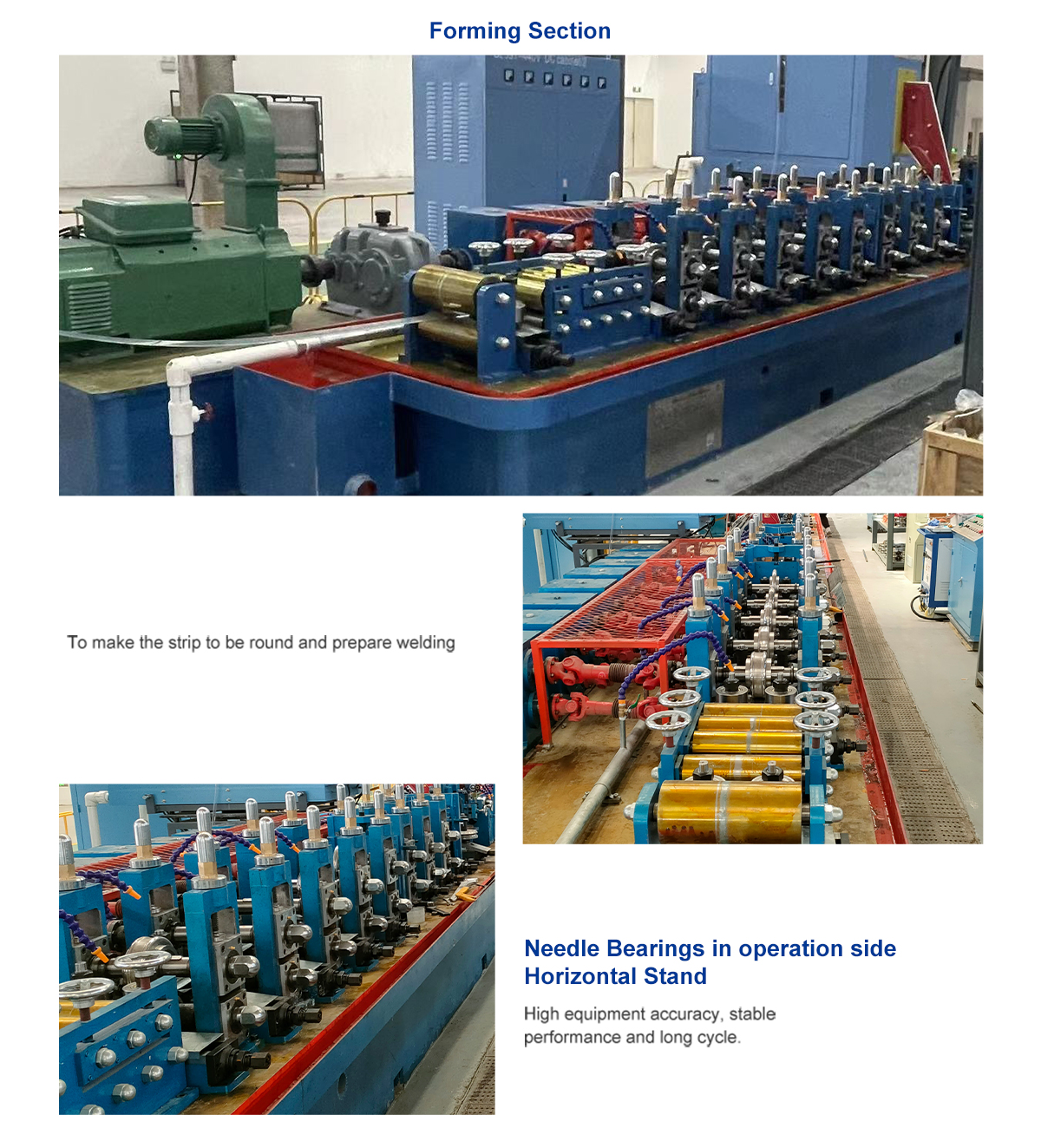 fencing tube mill forming section fencing tube mill forming section