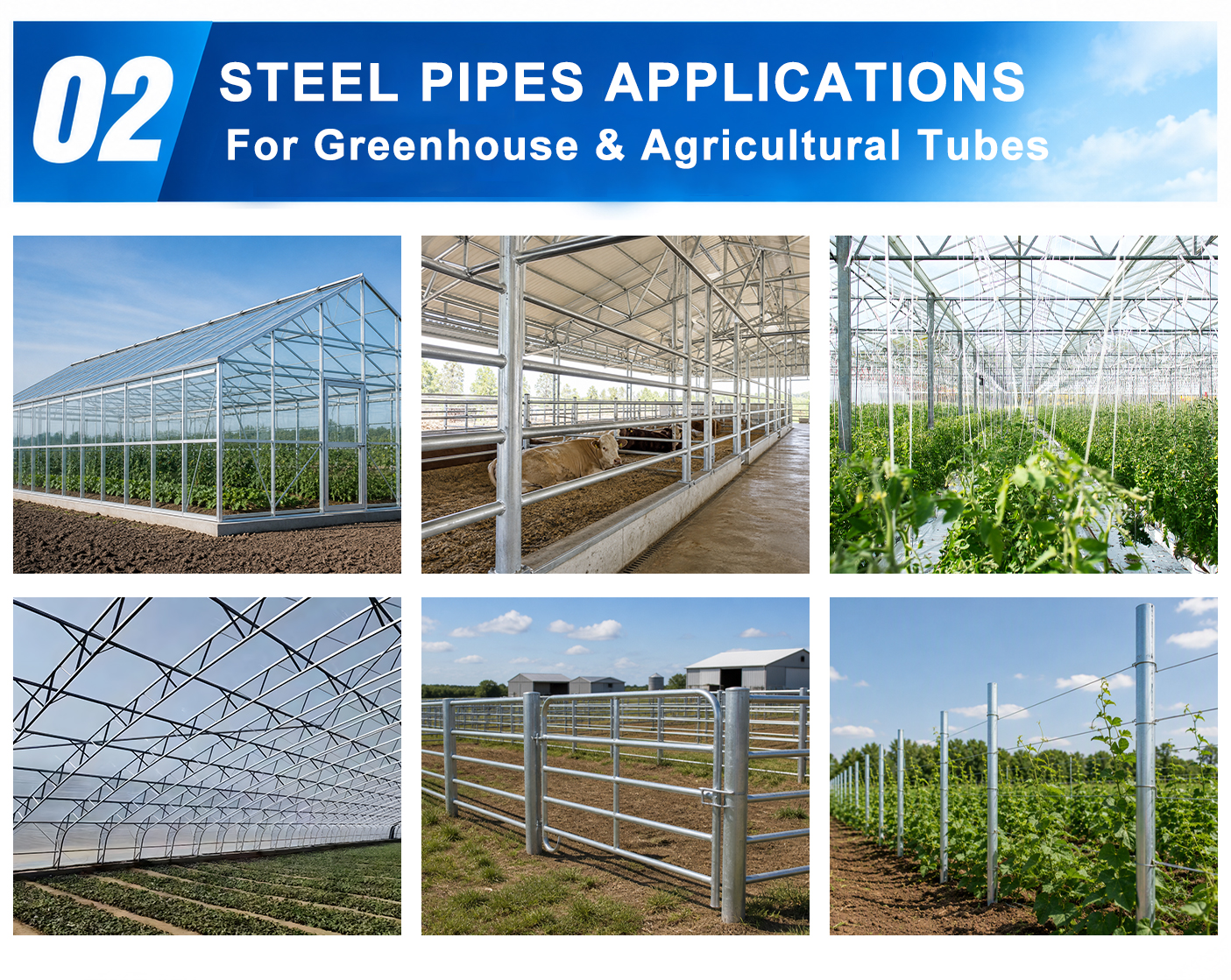 Greenhouse And Agricultural Pipe Applications Greenhouse And Agricultural Pipe Applications