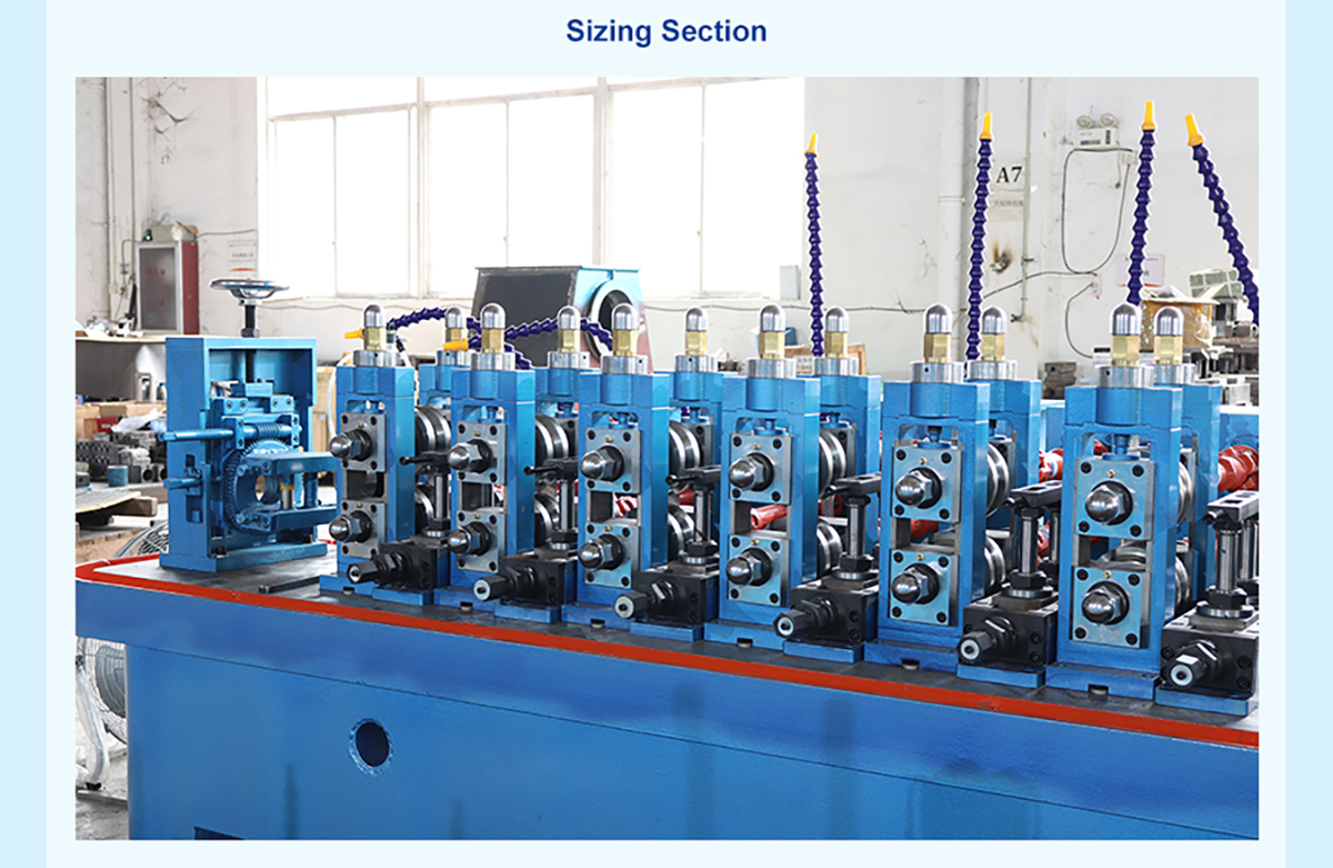 Broom Handle Tube Mill Sizing Section Broom Handle Tube Mill Sizing Section