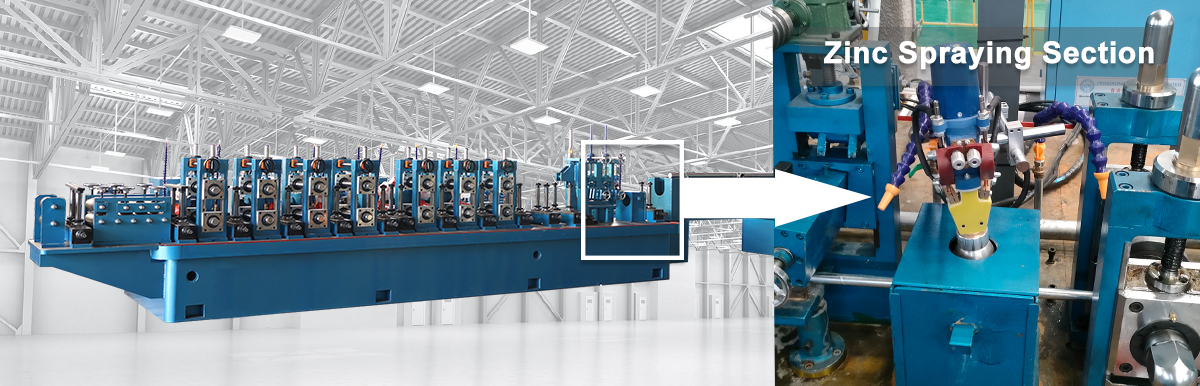 Tube Mill Zinc Spraying Section