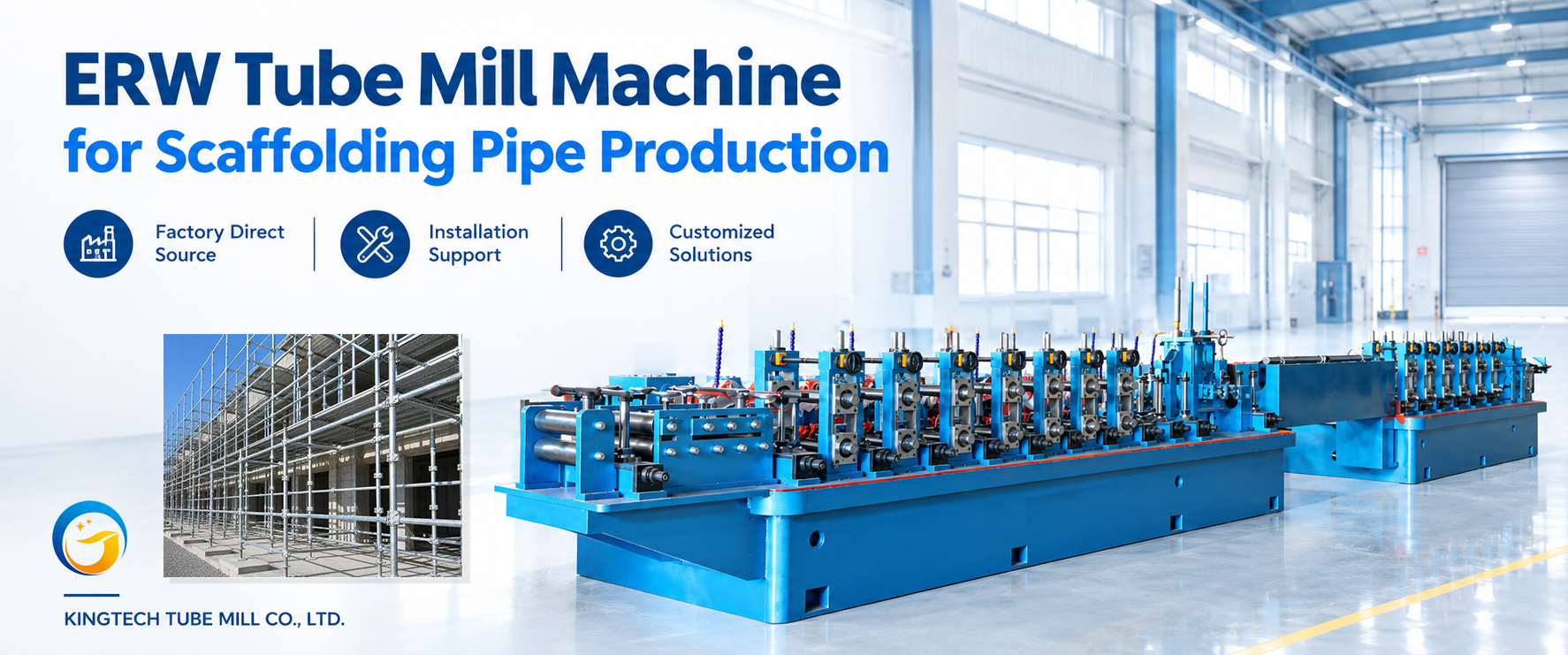 scaffolding pipe making machine
