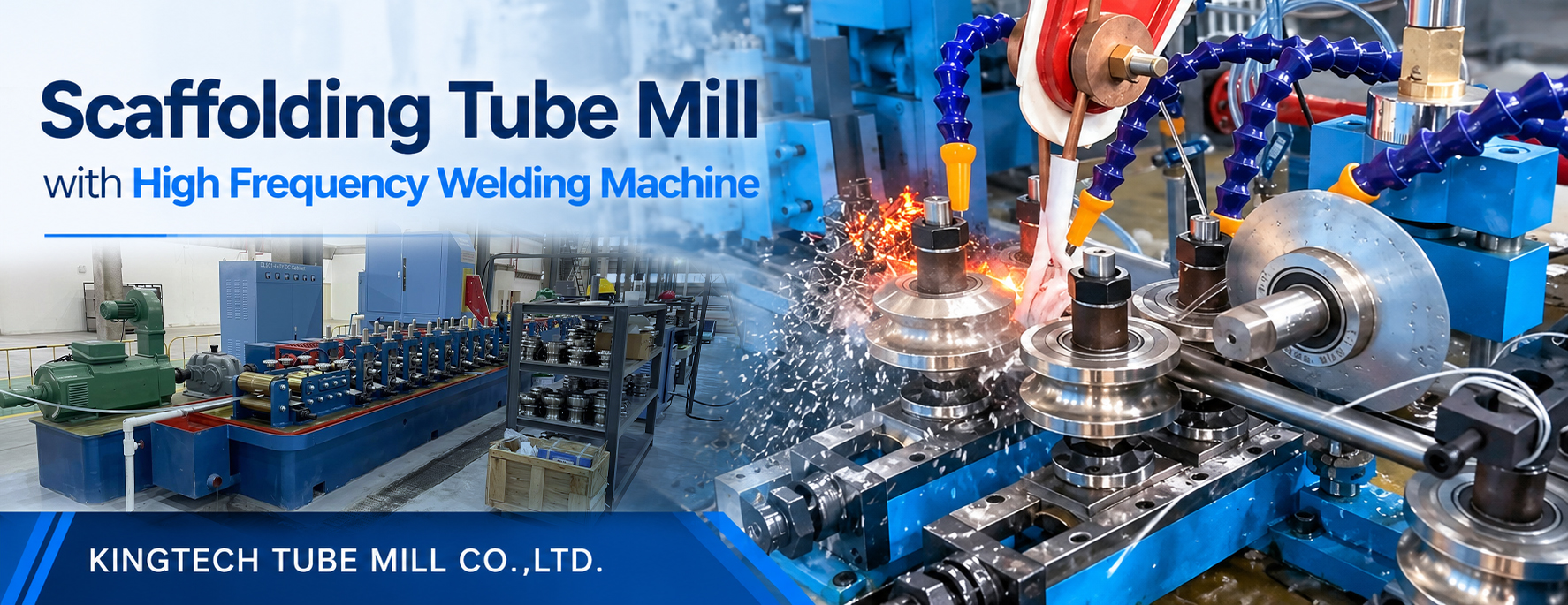 Scaffolding Tube Mill with high frequency welding machine
